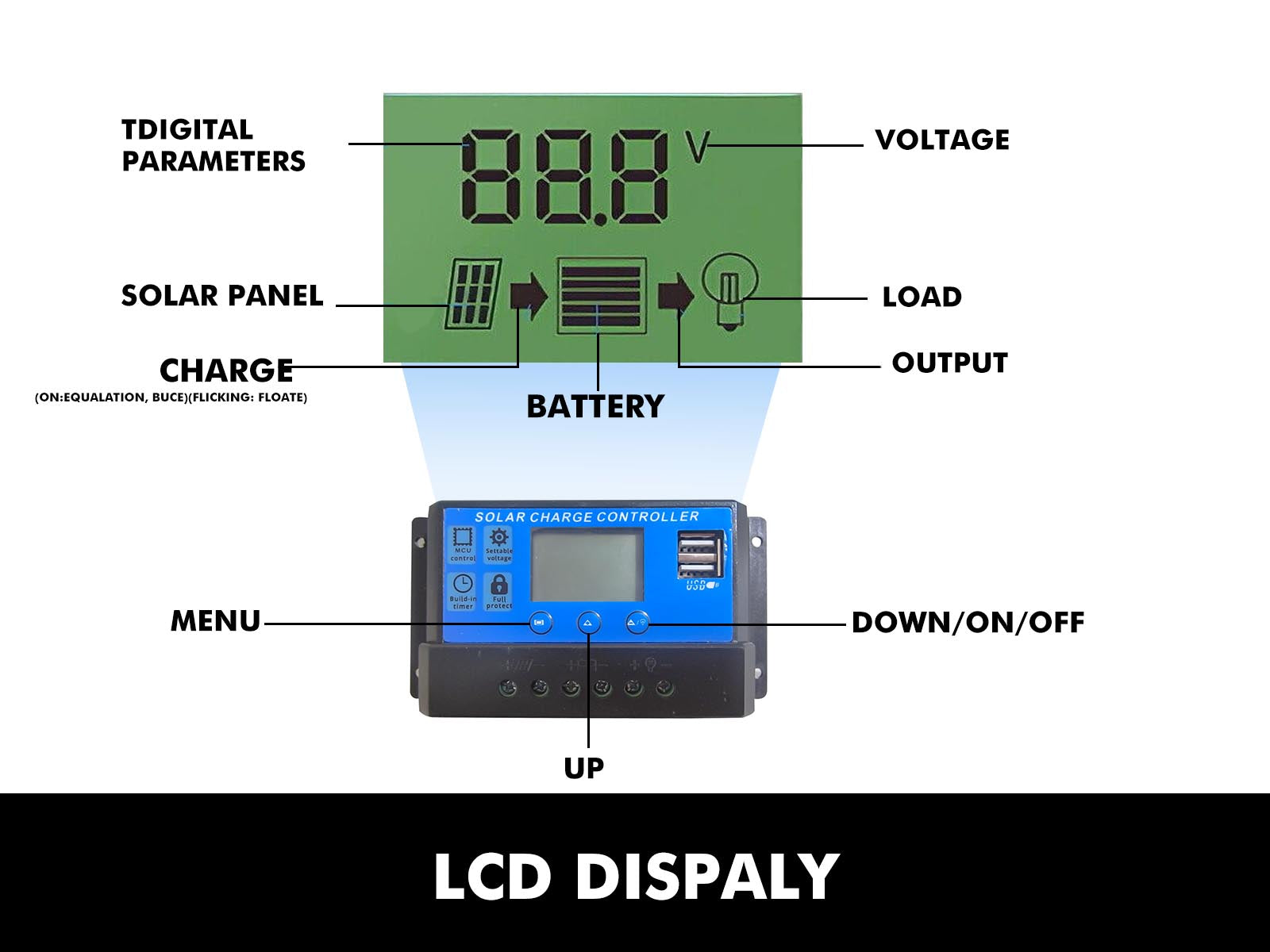 10A Solar Panel Controller