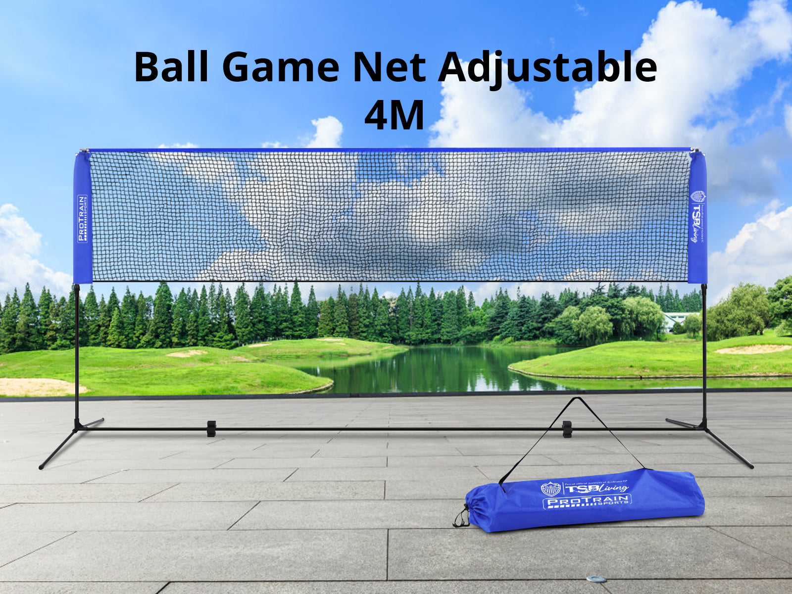 Ball Game Net Adjustable 4m