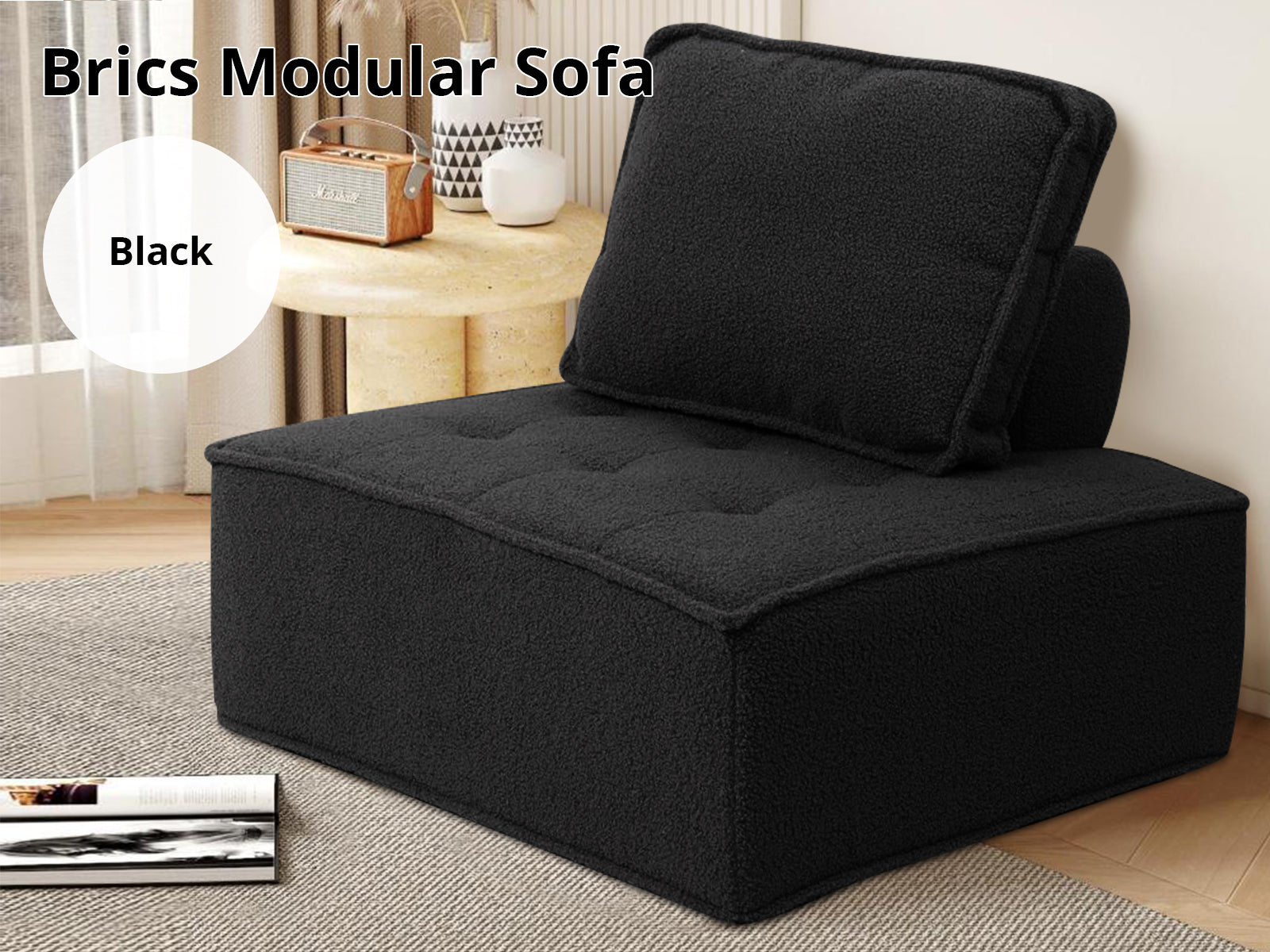 Brics Modular Sofa - Black