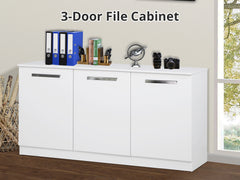 3-Door File Cabinet