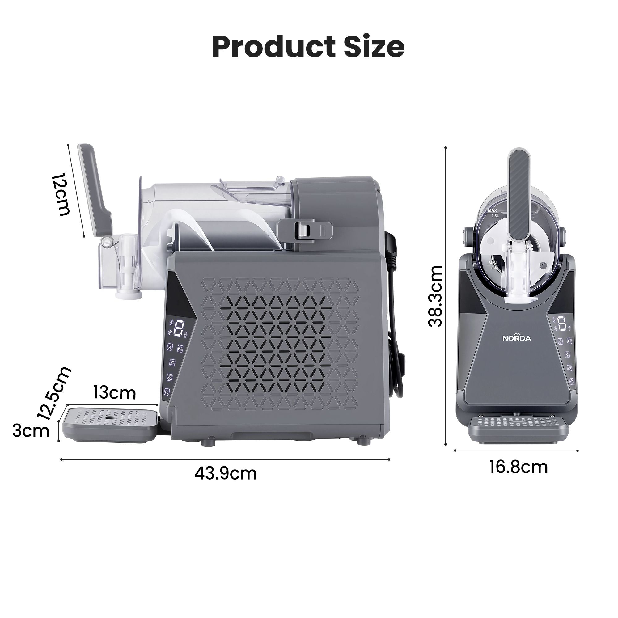 1.3L Slushie Machine Frozen Drink Maker Slushy Ice Cream Maker