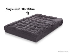 Bamboo Charcoal Mattress Topper - Single