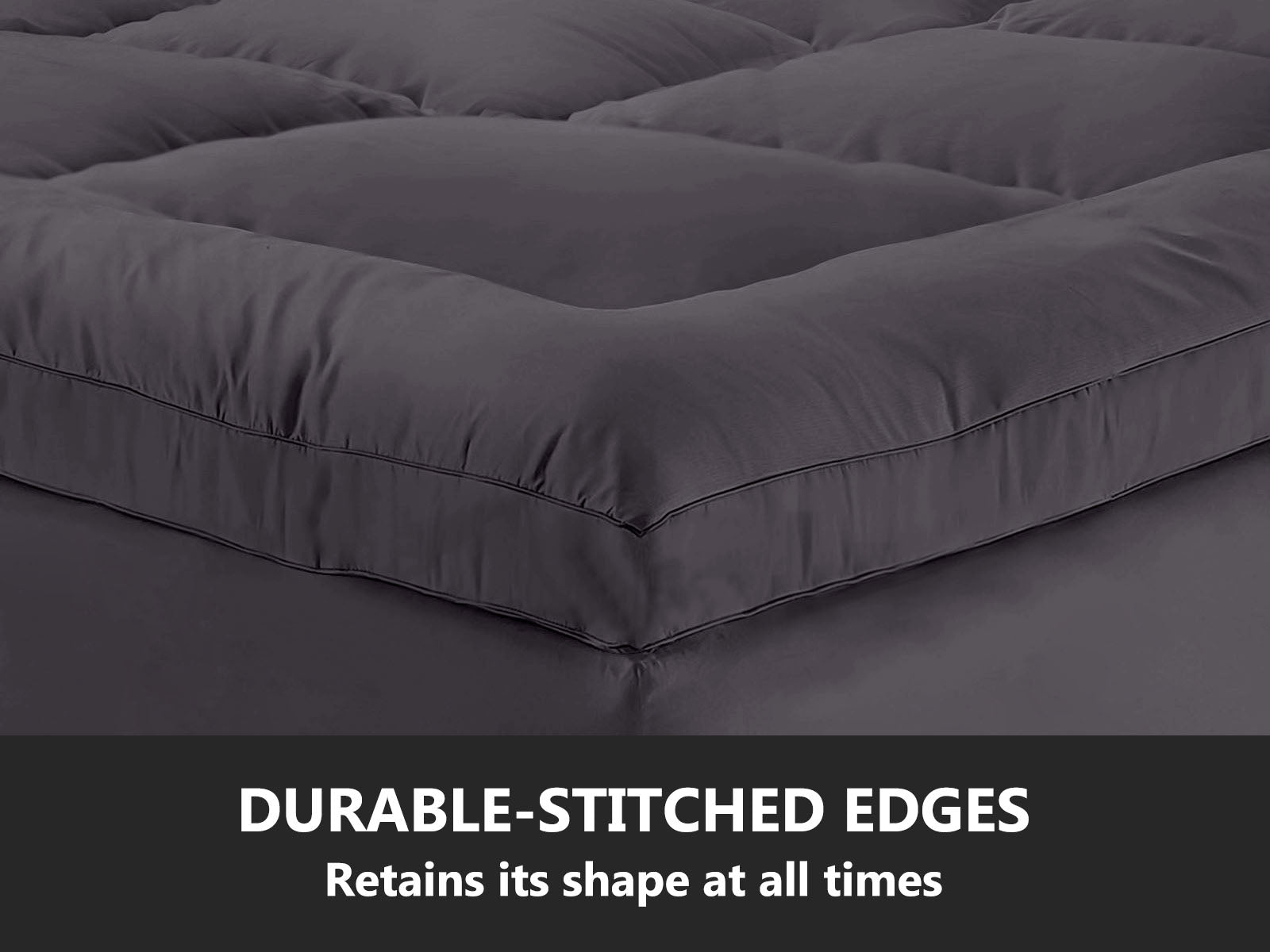 Bamboo Charcoal Mattress Topper - Single