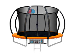 Arc Trampoline Orange with Basketball Hoop - 12ft