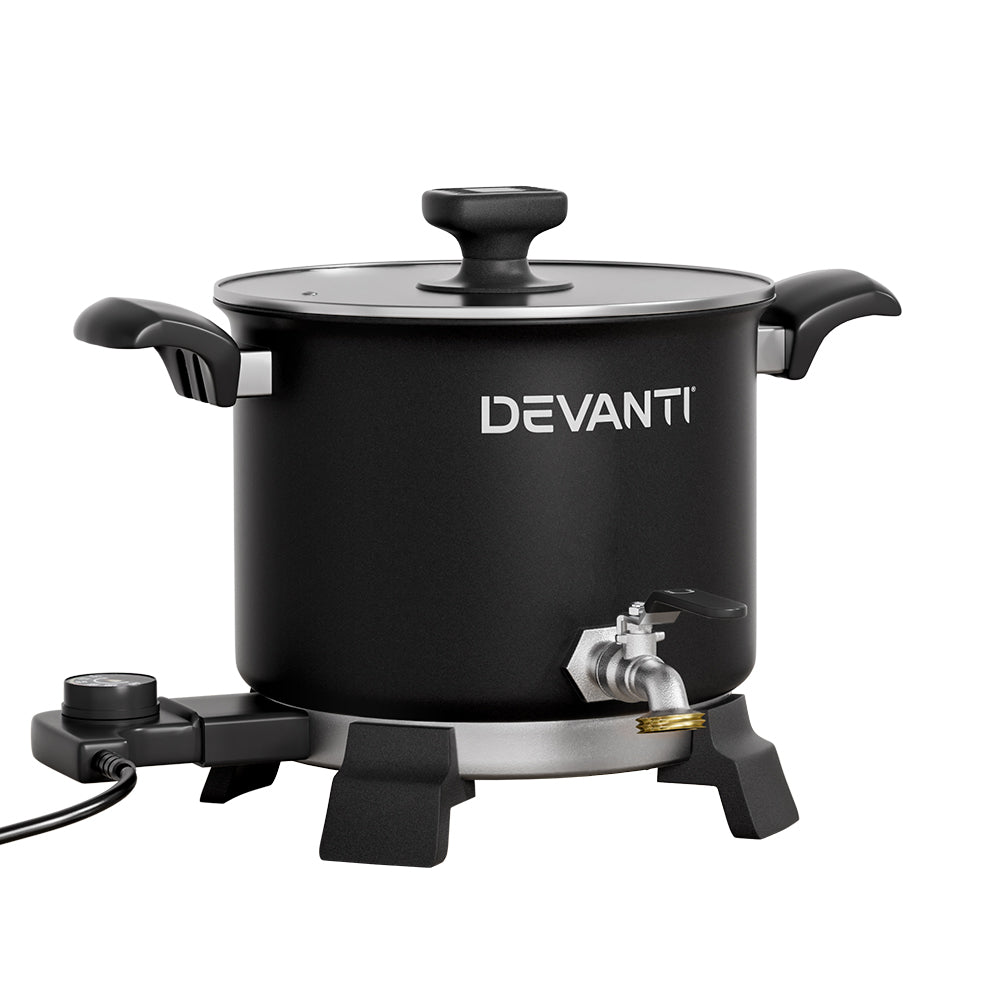 5L Wax Melter Candle Making 1200W Melting Pot Quick Pour Spout Soy Soap