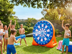 Bestway Inflatable Dartboard + ZURU X-Shot Water Fast-Fill Medium Motor Soaker