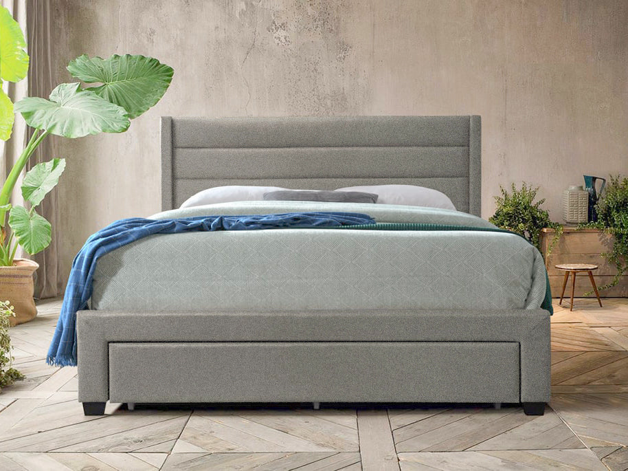 Coronado-A Bed Frame With Drawers & GEL30 Mattress - Double