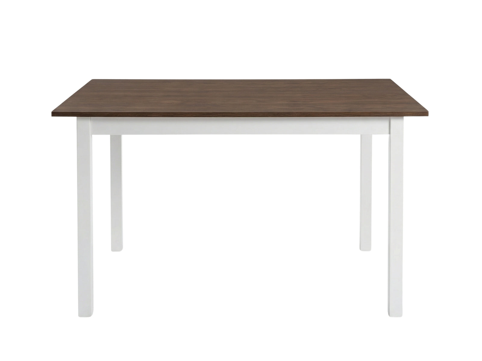 Ajax 5-Piece Dining Set - White & Teak