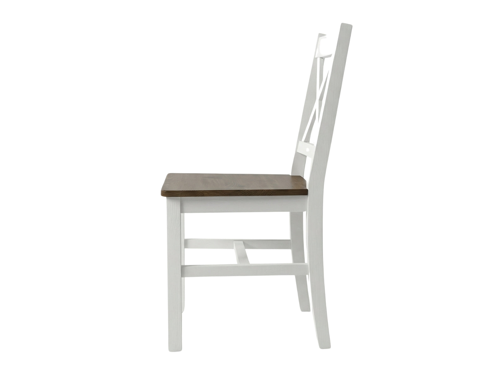Ajax 5-Piece Dining Set - White & Teak