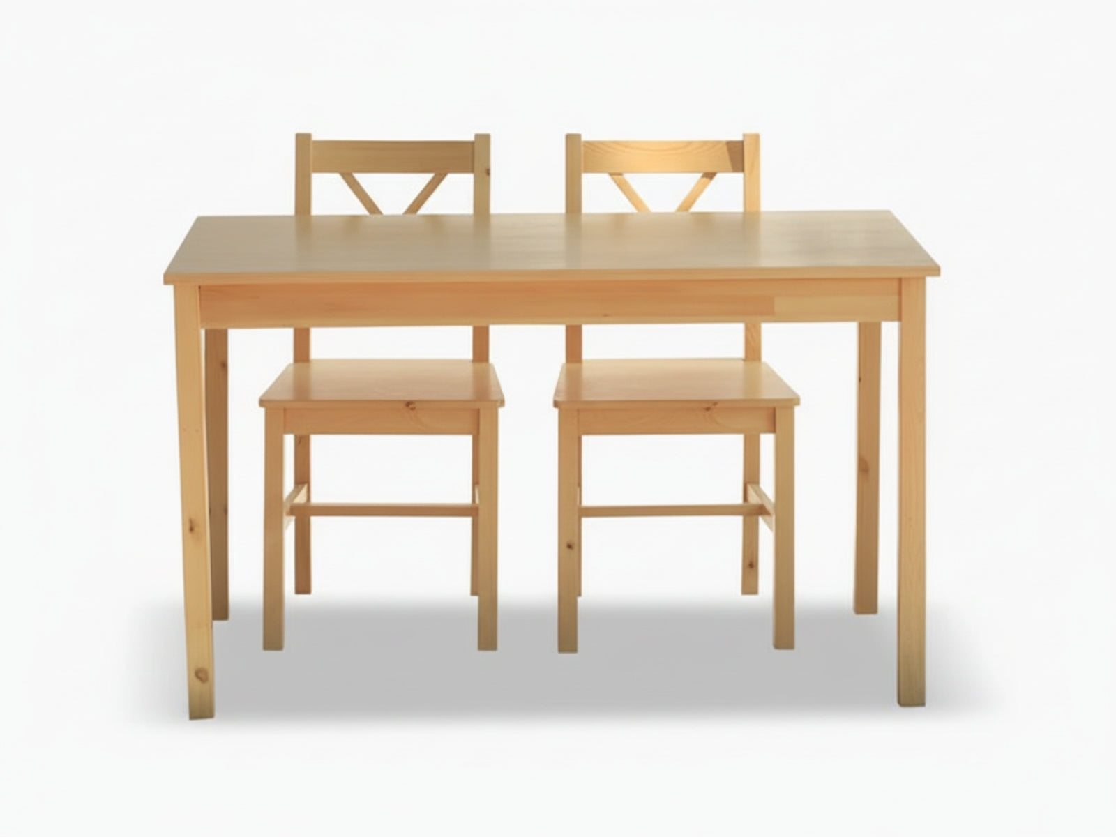 Ajax 5-Piece Dining Set - Natural Wood