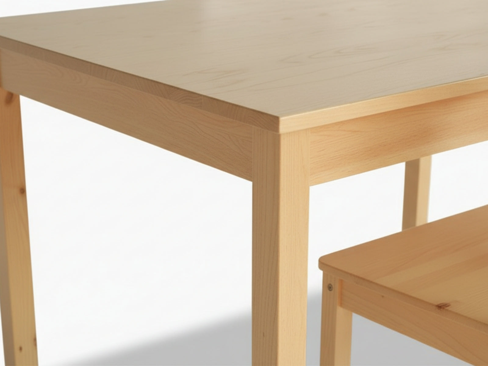 Ajax 5-Piece Dining Set - Natural Wood