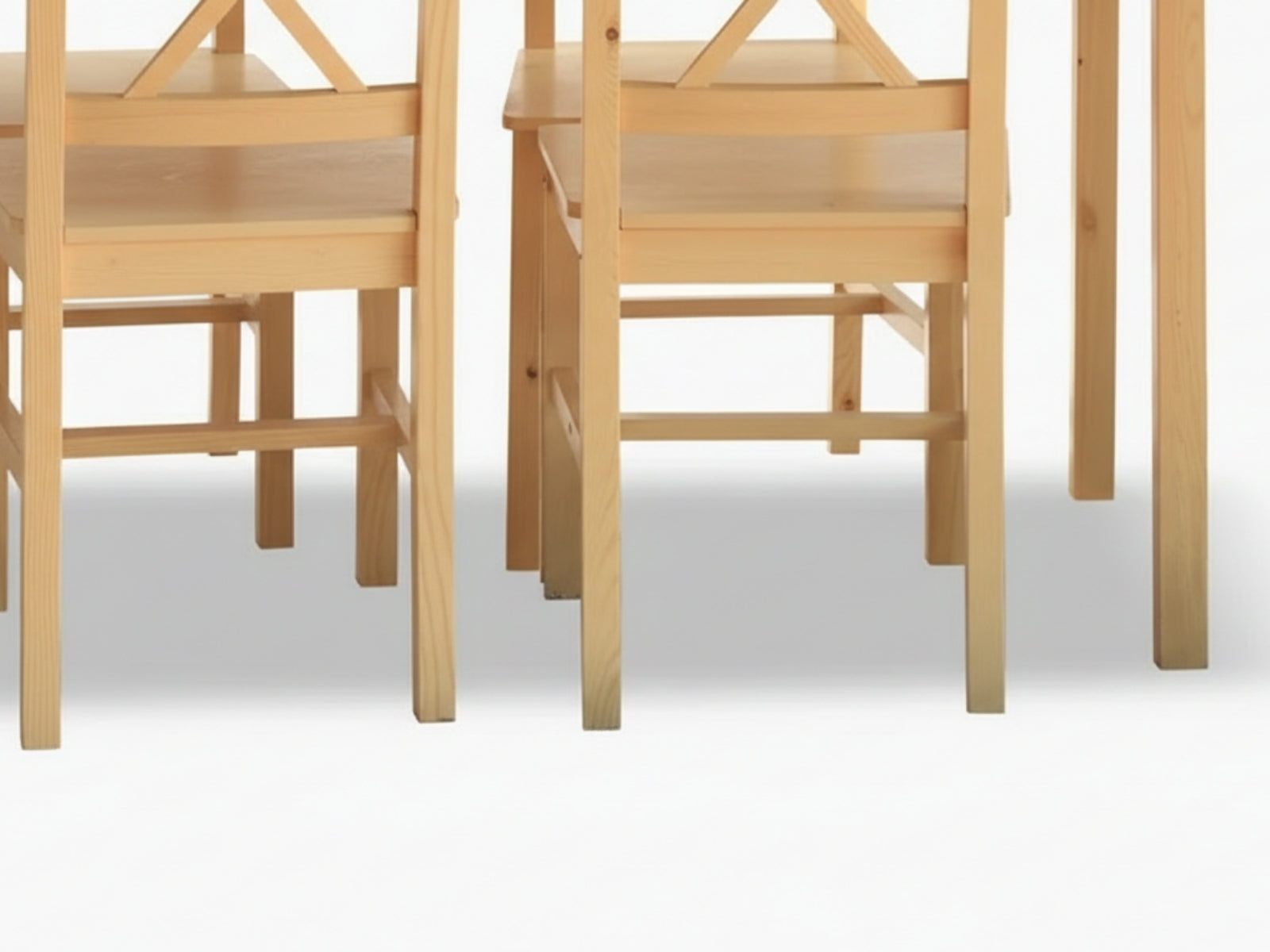 Ajax 5-Piece Dining Set - Natural Wood