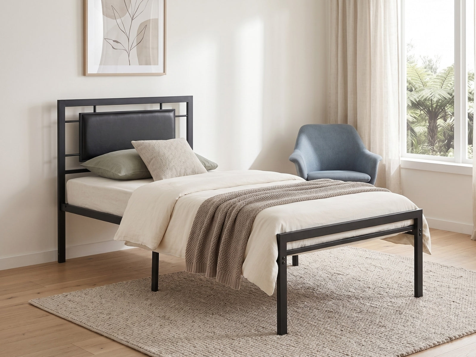 Dakota Metal Bed Frame - Single