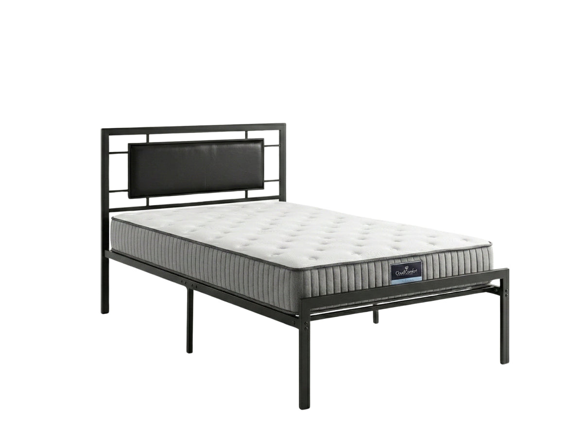 Dakota Metal Bed Frame & FIRM23 Mattress - Single