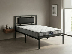 Dakota Metal Bed Frame & FIRM23 Mattress - Single