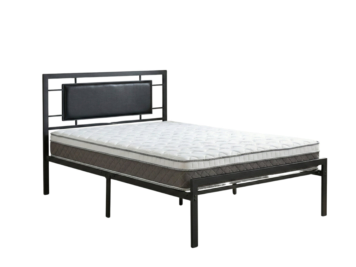 Dakota Metal Bed Frame & MEM 23 cm Mattress - Single