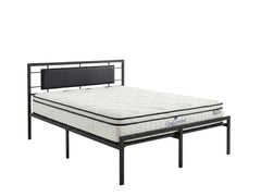 Dakota Metal Bed Frame & Boucle22 Mattress - Double