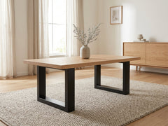 DS Box Shape Metal Table Legs - Set of 2