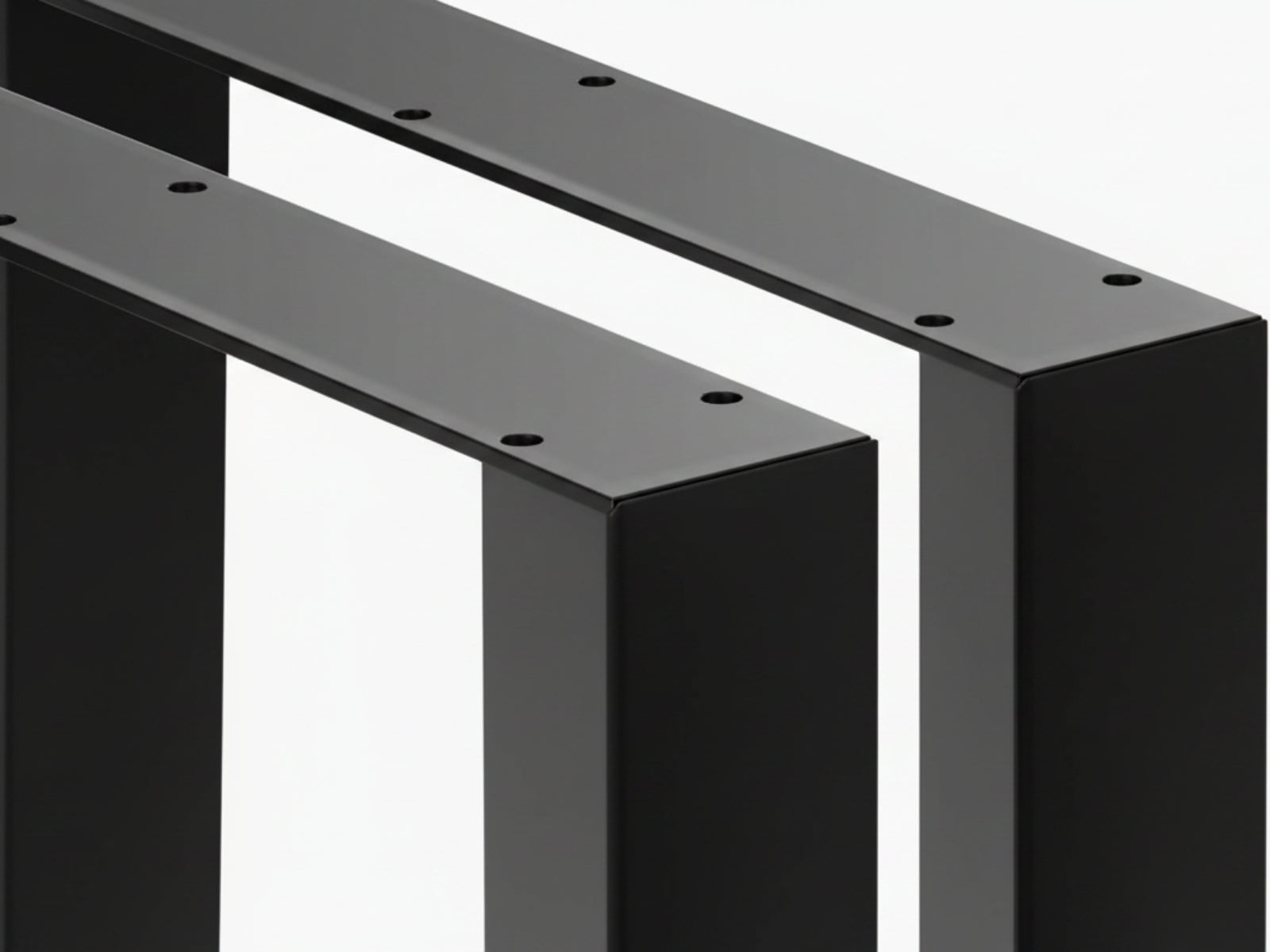 DS Box Shape Metal Table Legs Large - Set of 2