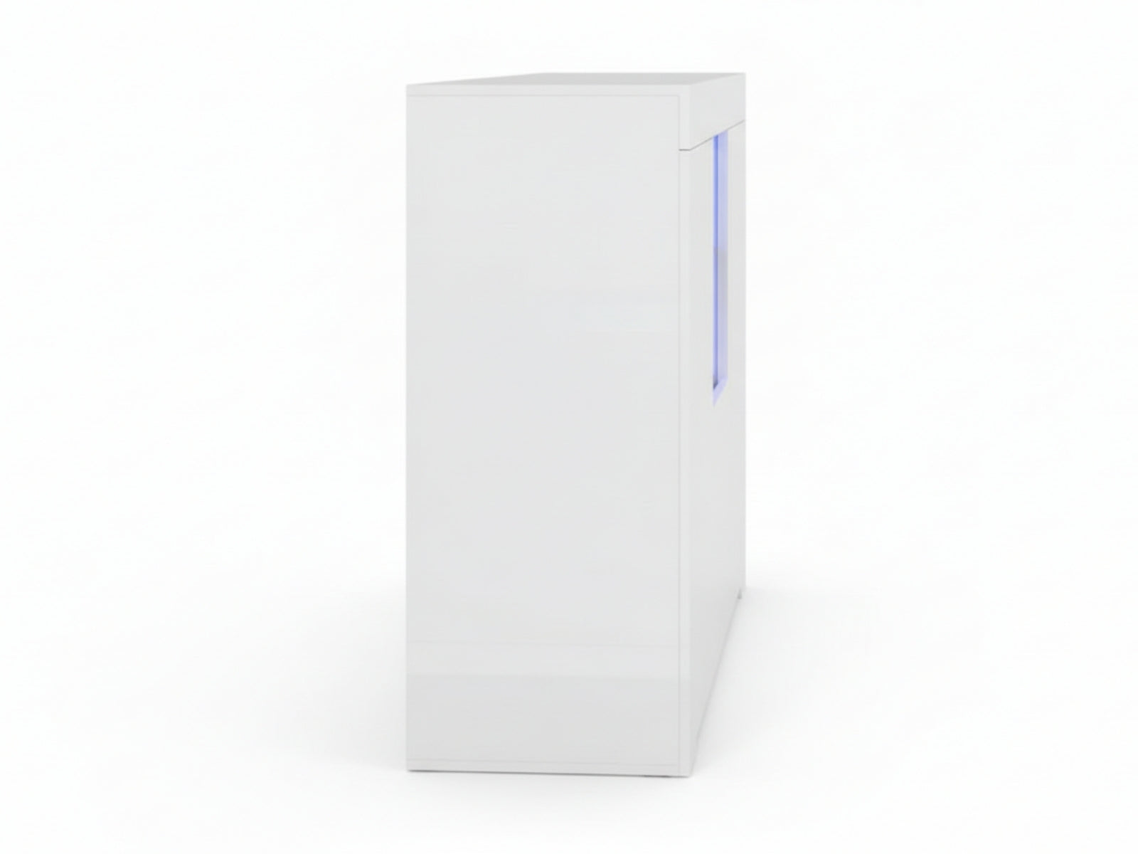Anshos Storage Cabinet with LED Light - White