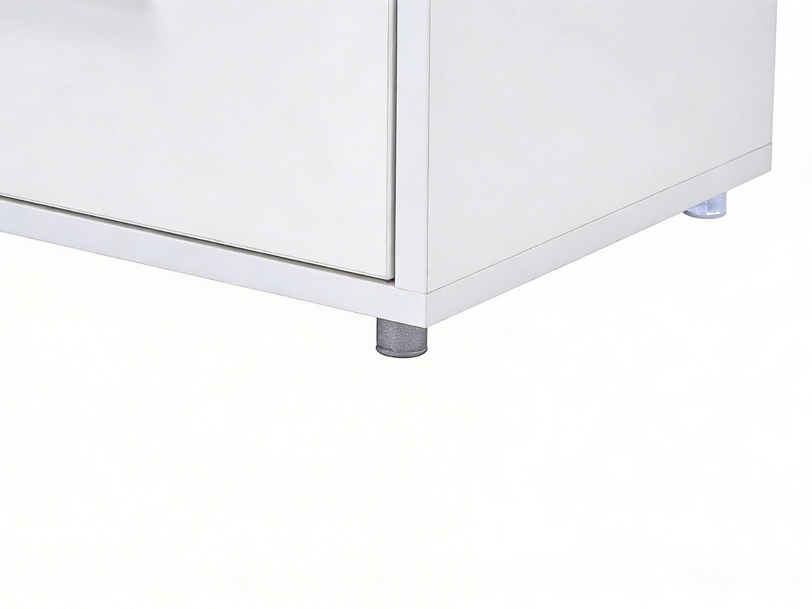 Anshos White Sideboard with LED Light - 135 cm
