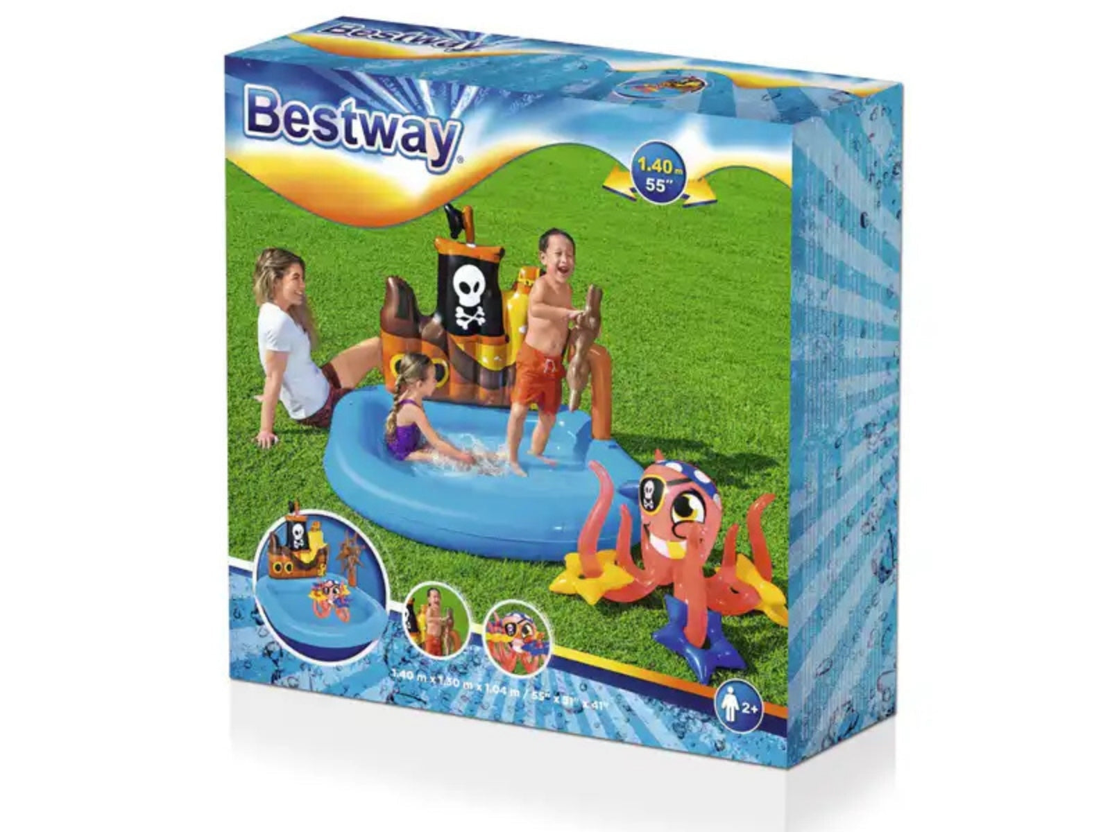 Bestway Kids Wading Pool 1.40 m x 1.30 m