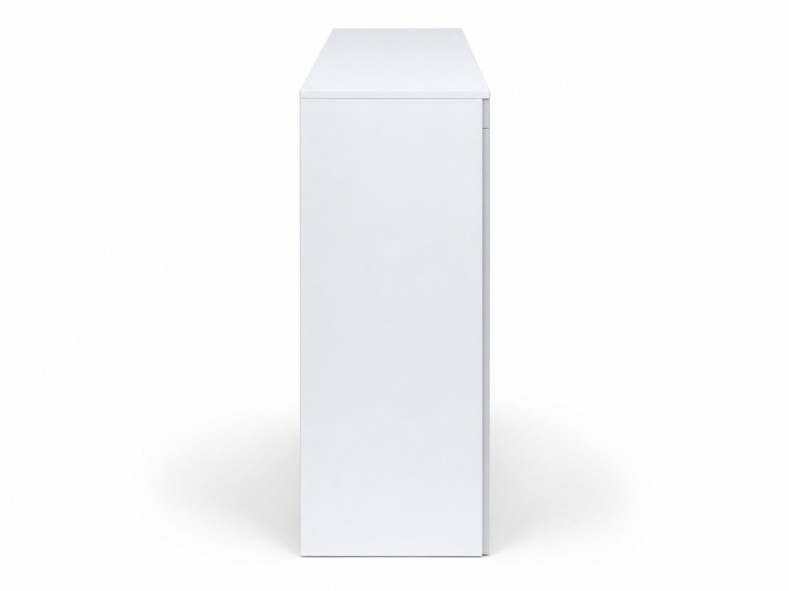 Anshos Buffet with LED Light White & Grey - 108 cm