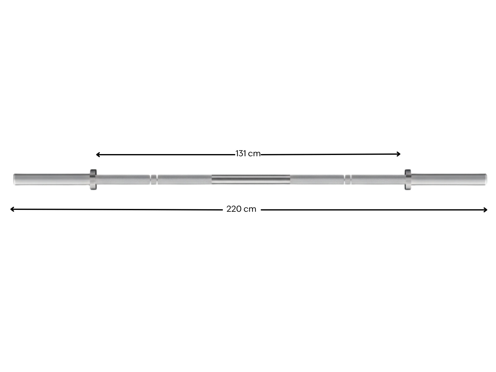 2.2m Olympic Bar x1 With Bearings