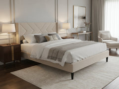 Breezy Bed Frame Beige - Double