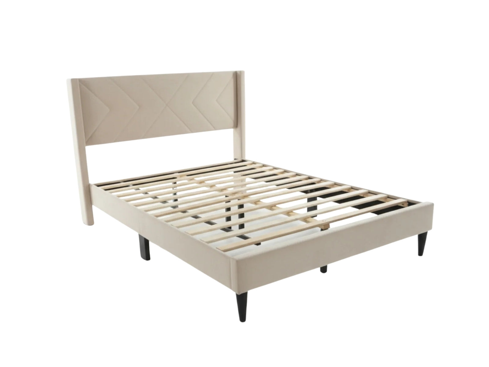 Breezy Bed Frame Beige - Double