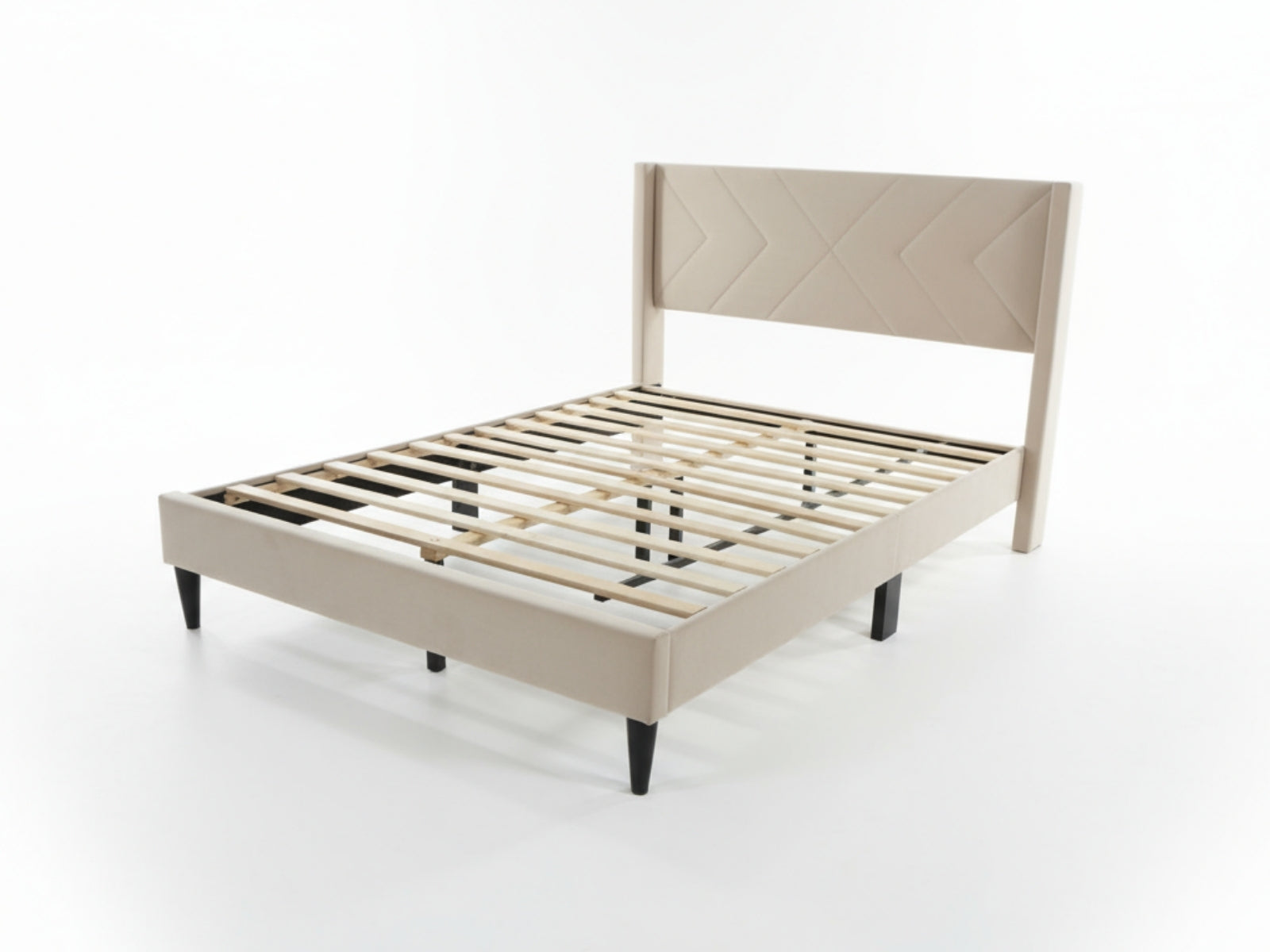 Breezy Bed Frame Beige - Double
