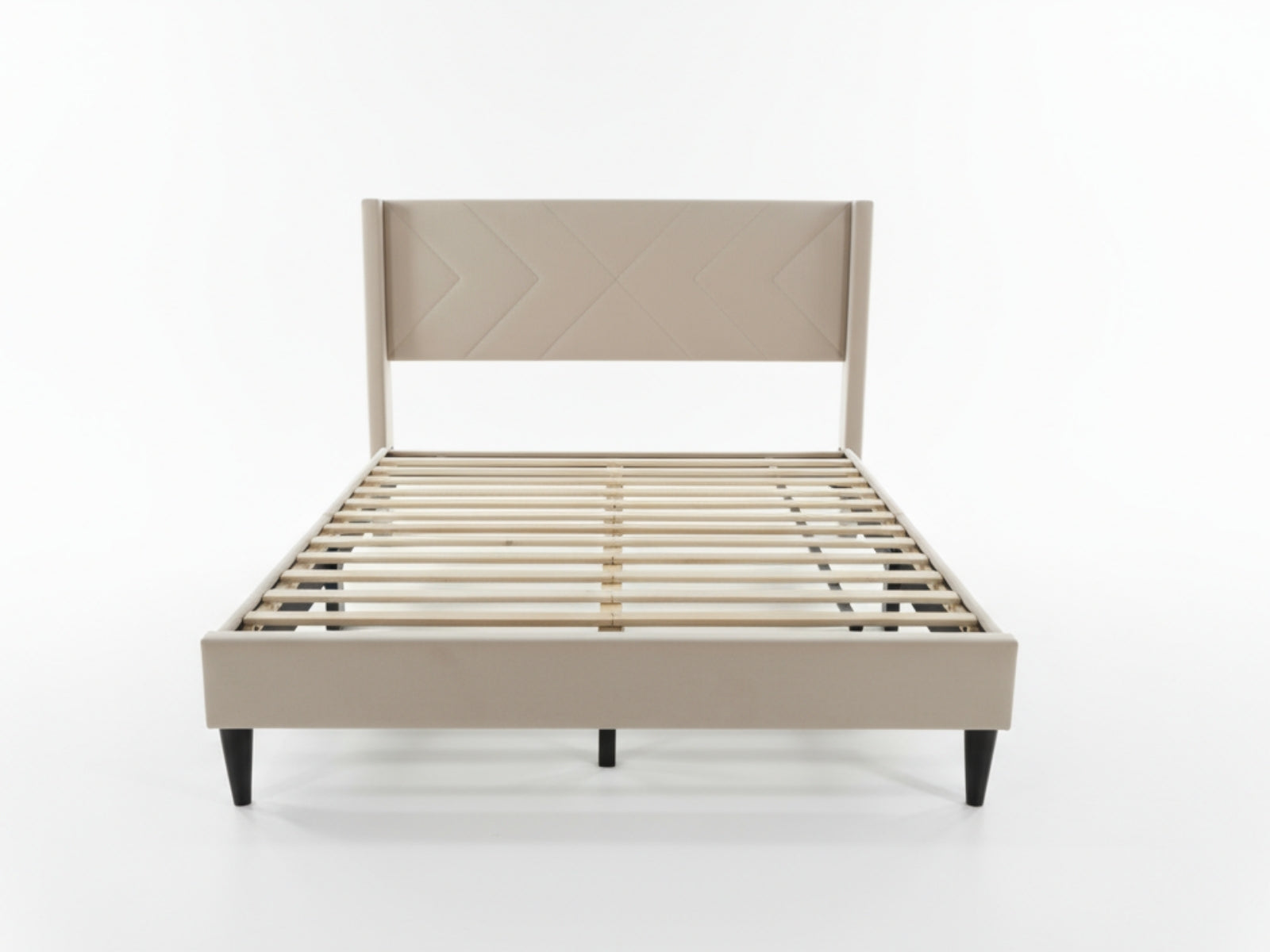 Breezy Bed Frame Beige - Queen