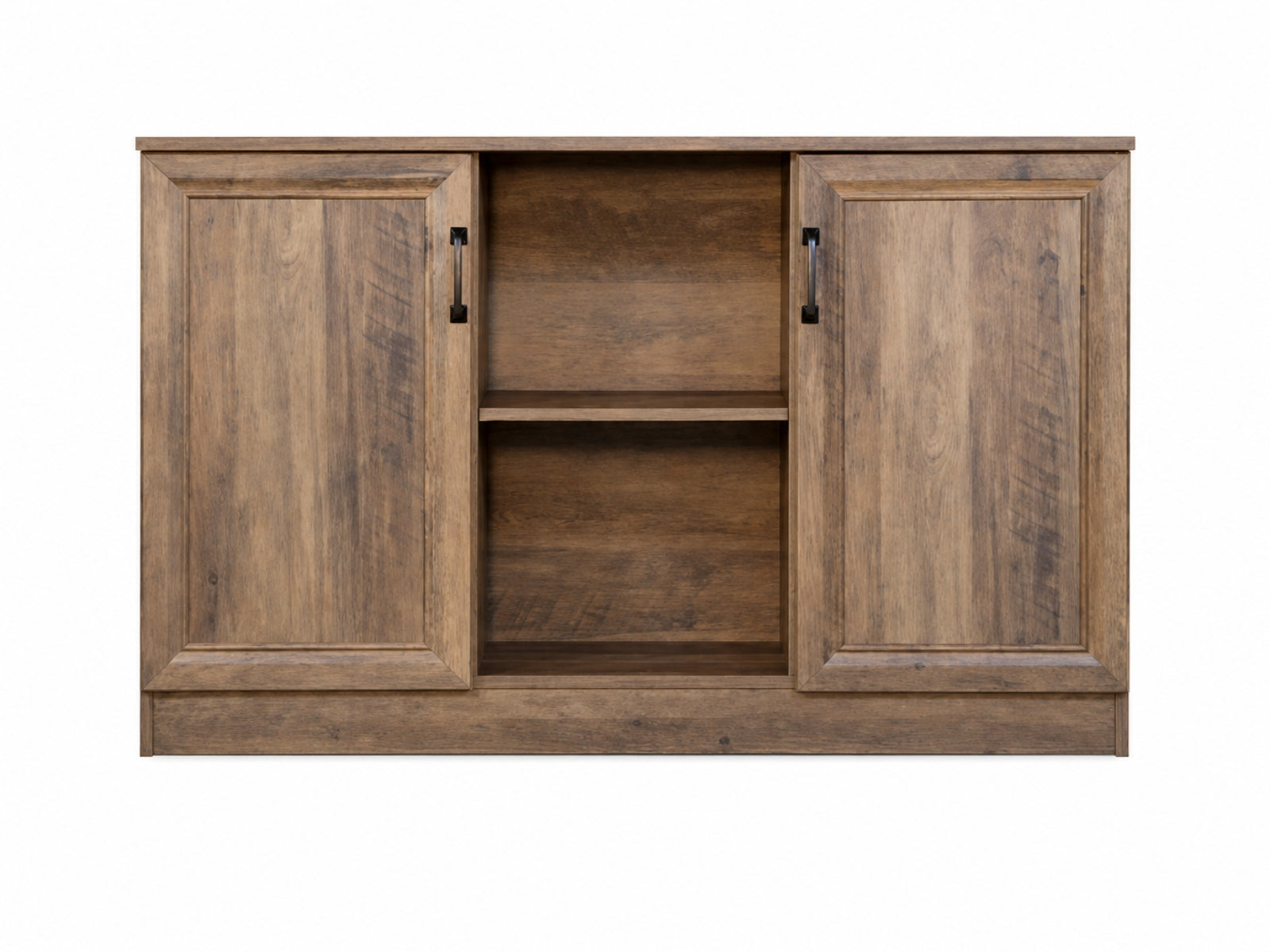 2-Door Sideboard Buffet Rustic Oak - 120 cm