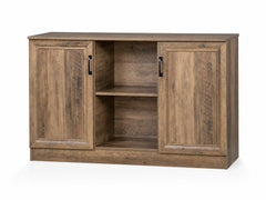 2-Door Sideboard Buffet Rustic Oak - 120 cm
