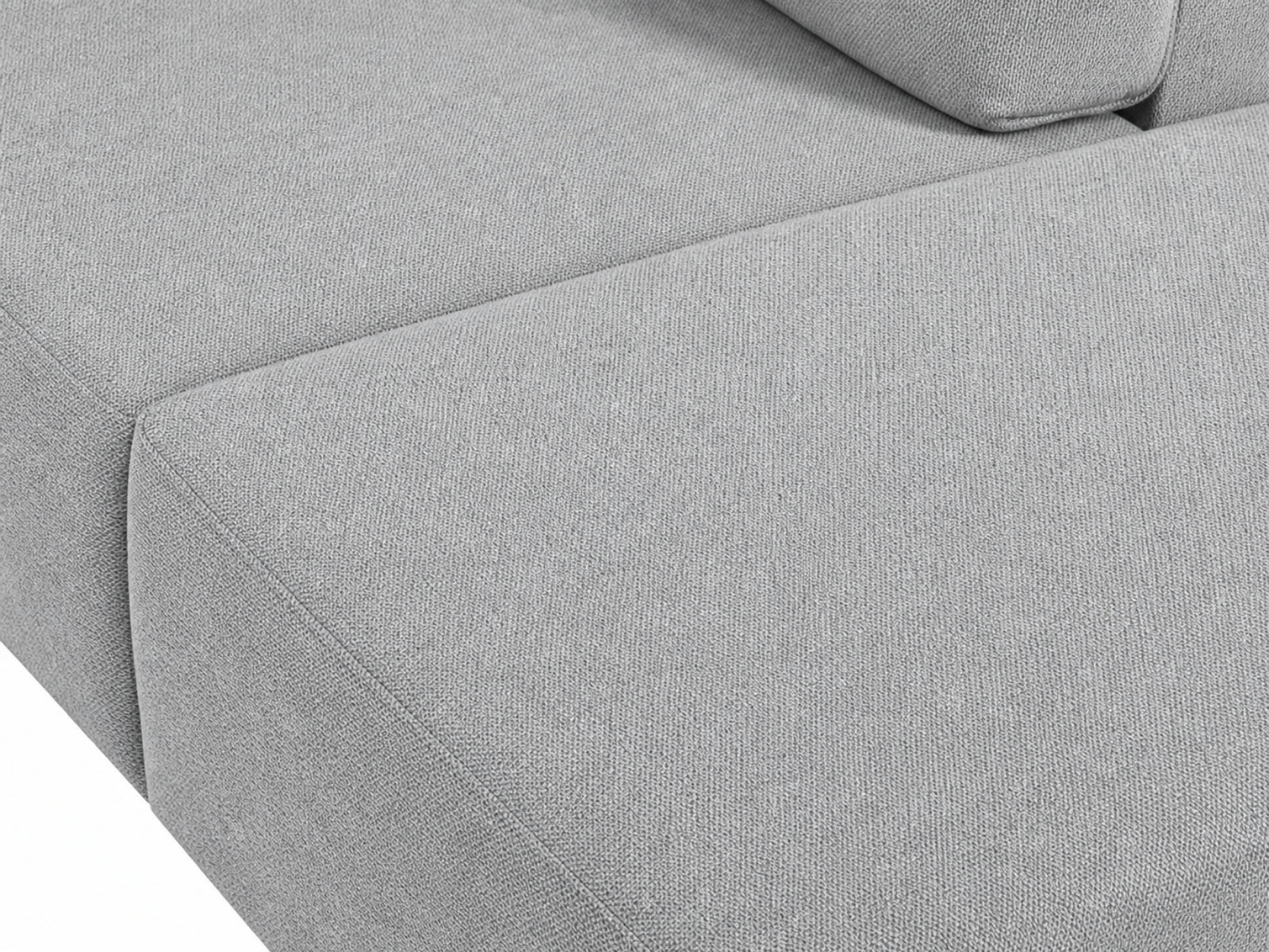 Delano Sectional Linen Sofa with Right Chaise - Grey