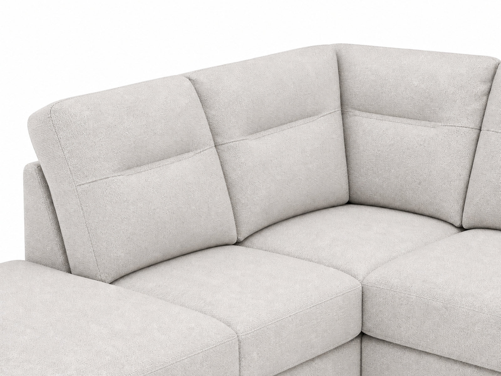 Delano Sectional Linen Sofa with Left Chaise - Beige