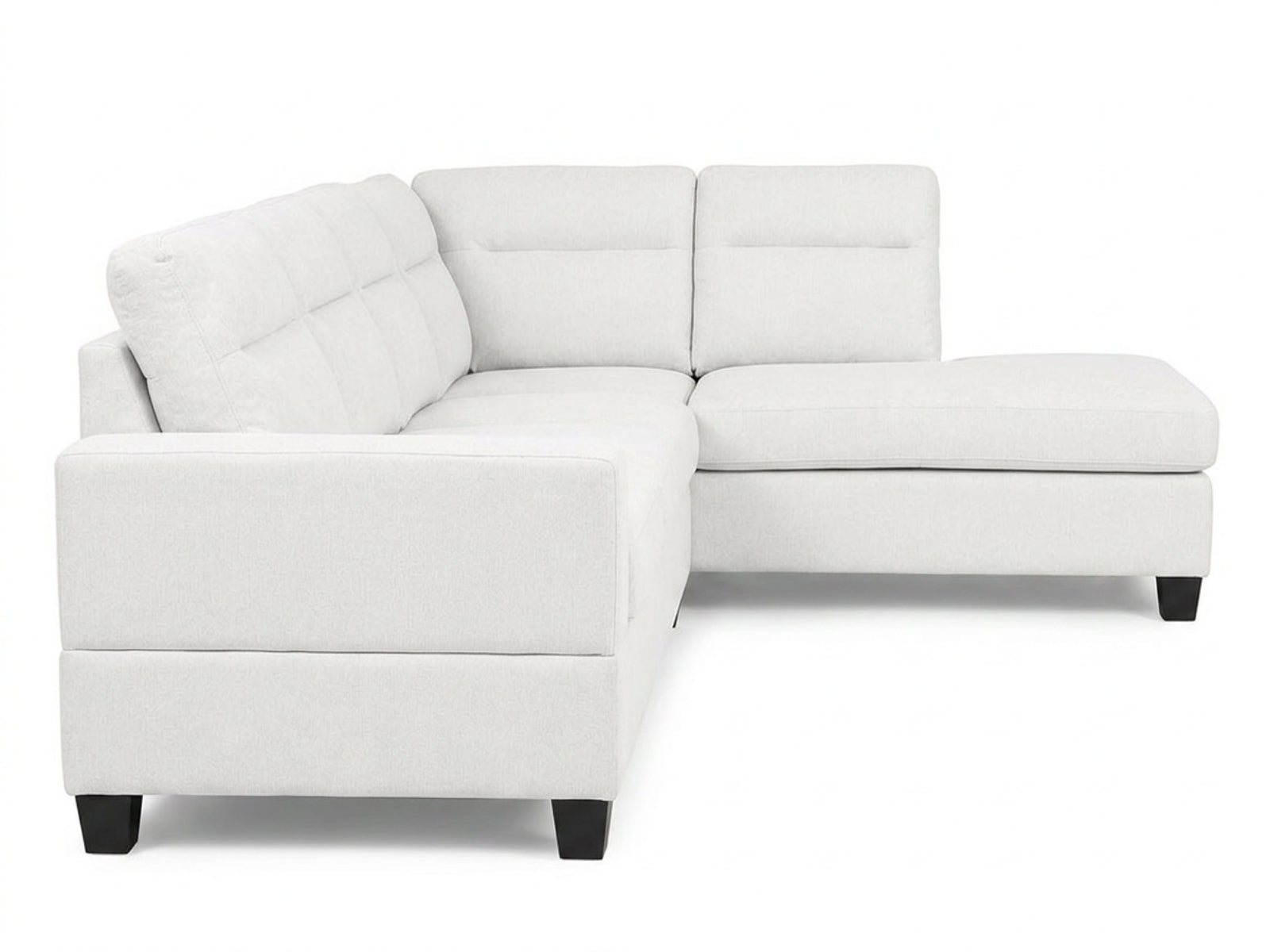 Delano Sectional Linen Sofa with Right Chaise - Beige