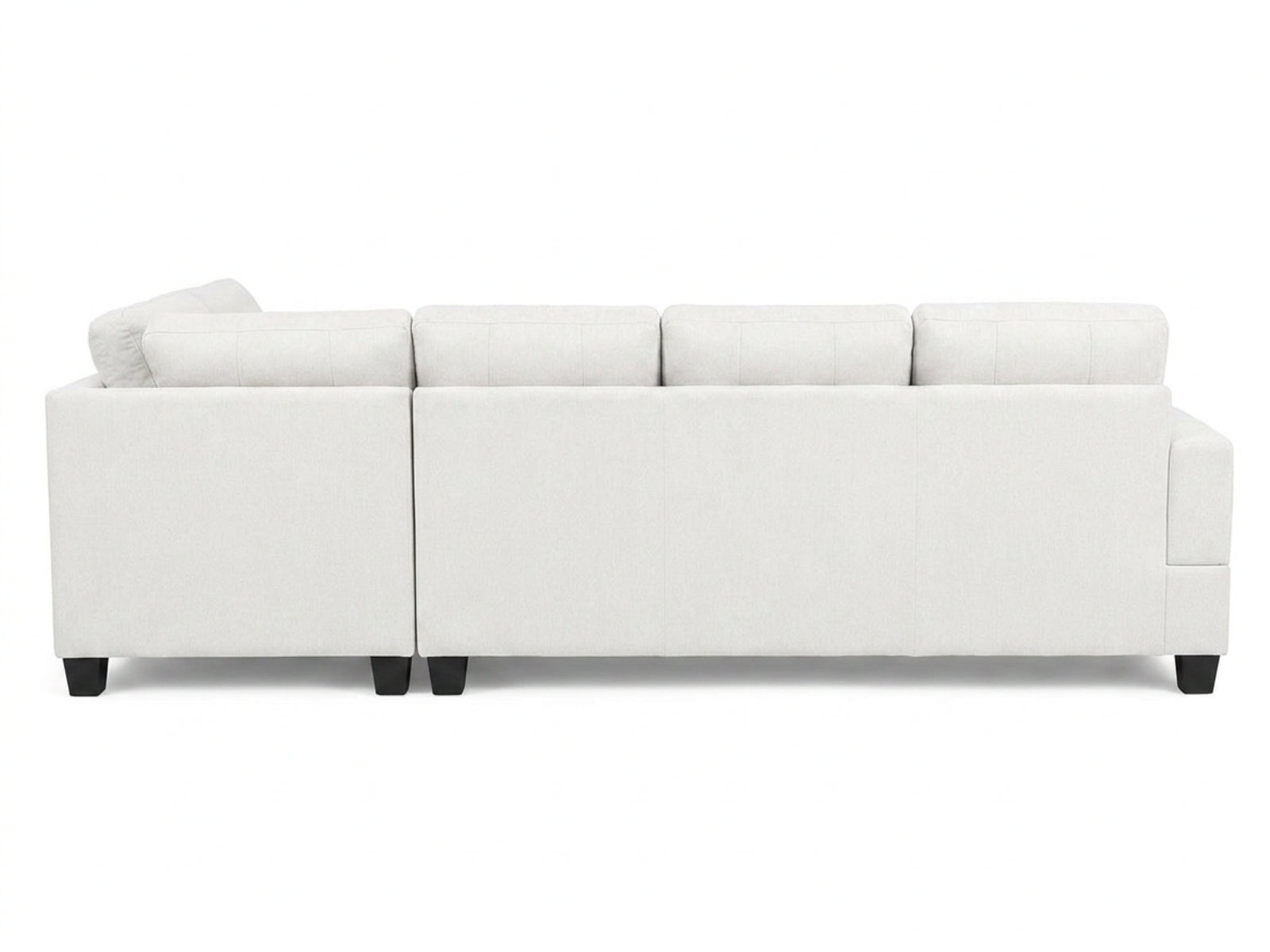 Delano Sectional Linen Sofa with Right Chaise - Beige