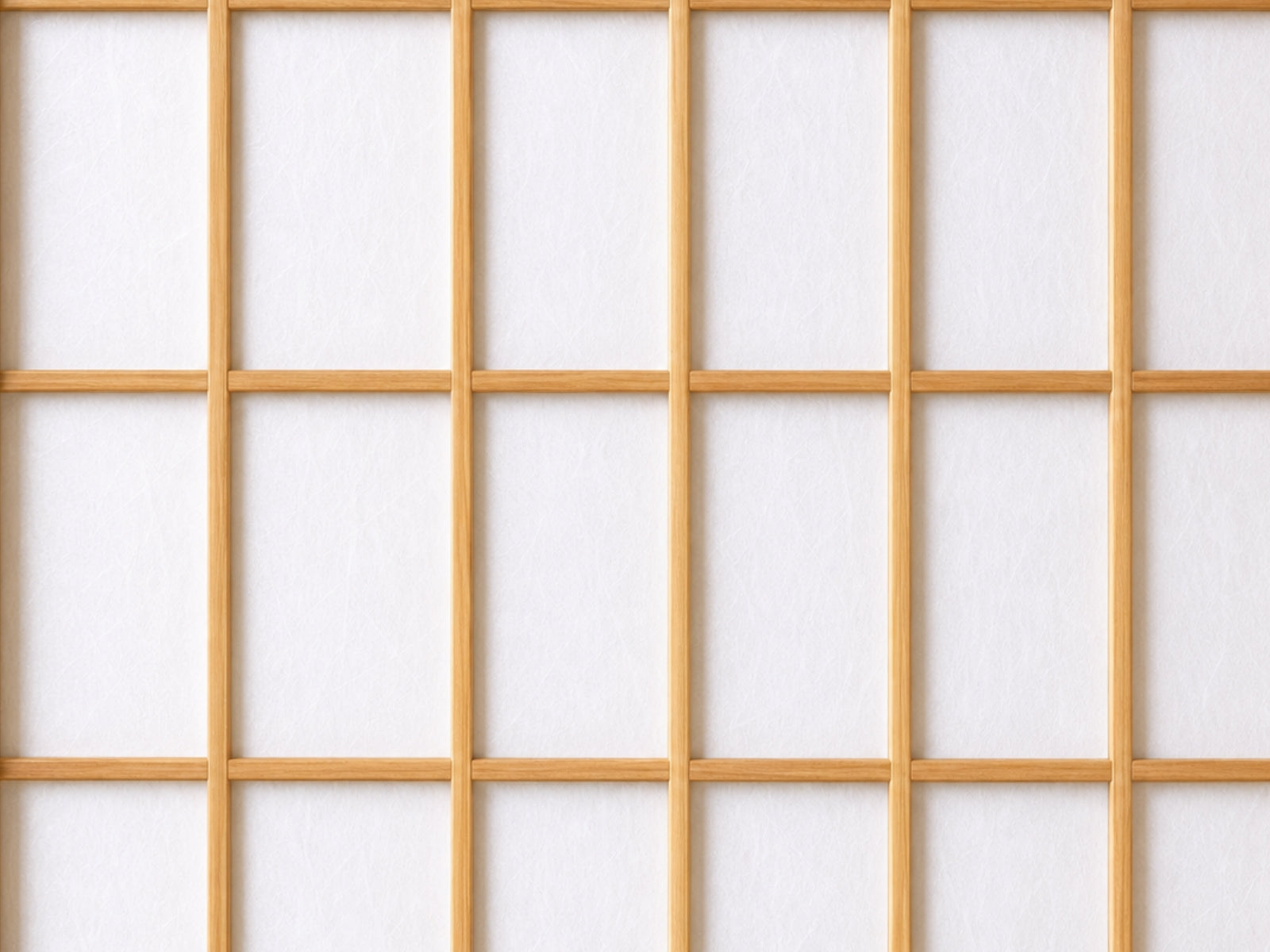 4-Panel Room Divider E P1 - Natural Wood