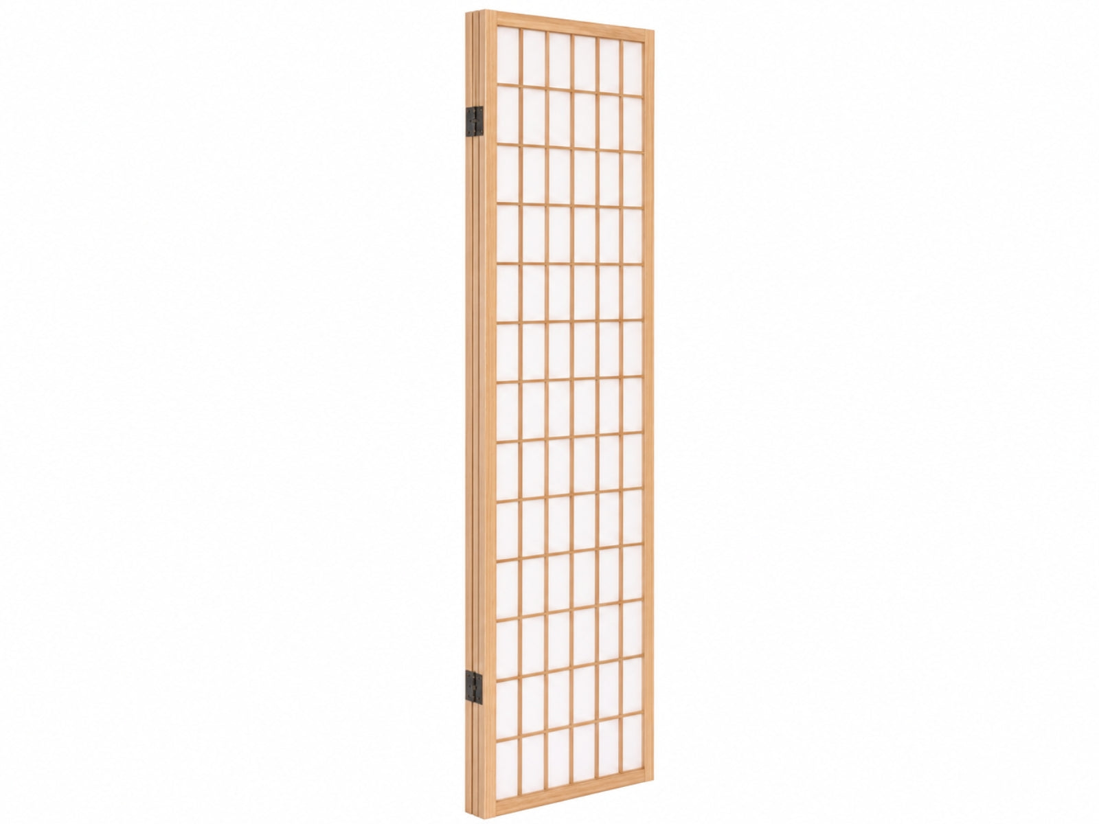 4-Panel Room Divider E P1 - Natural Wood