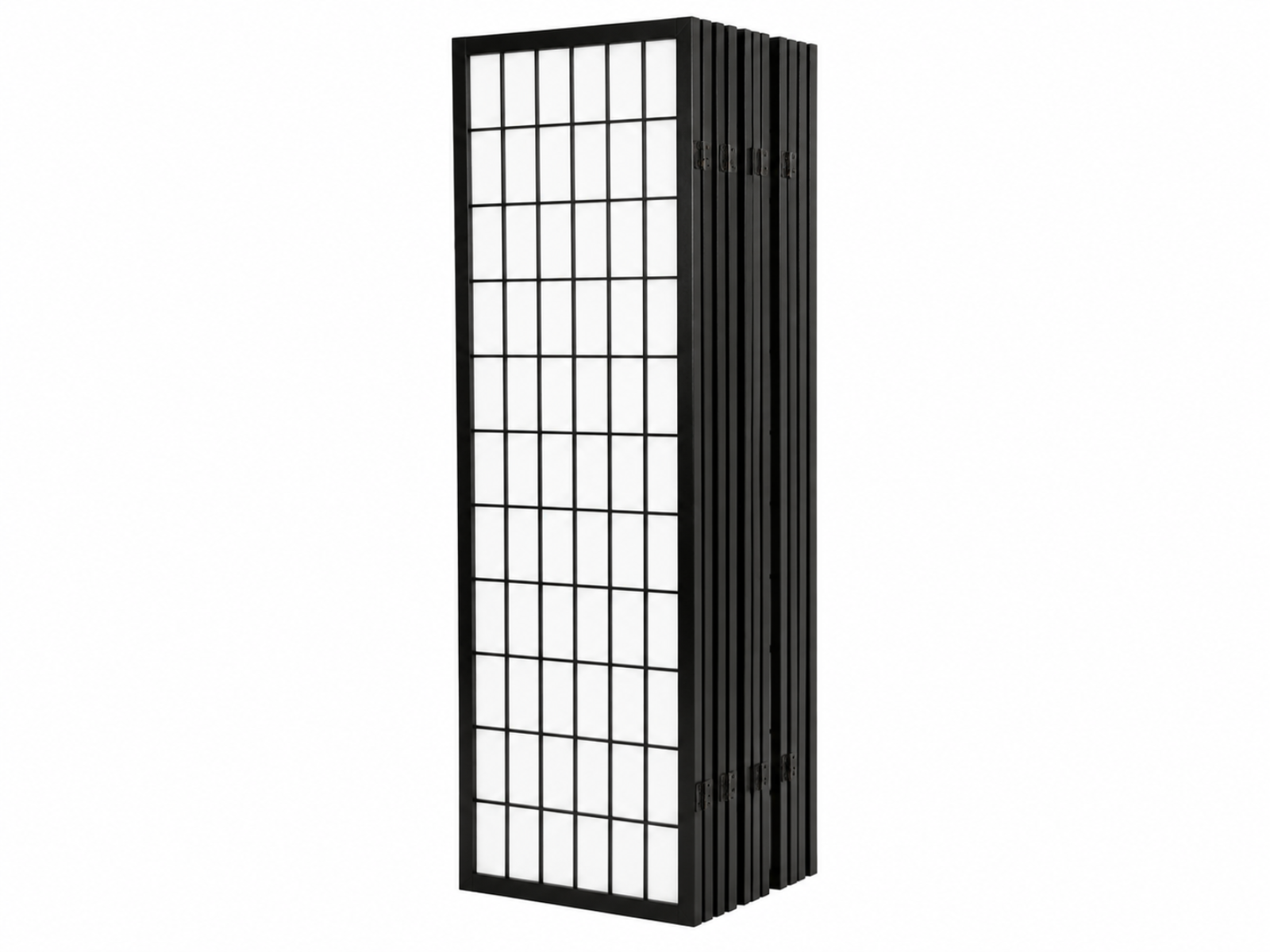 8-Panel Room Divider E P1 - Black