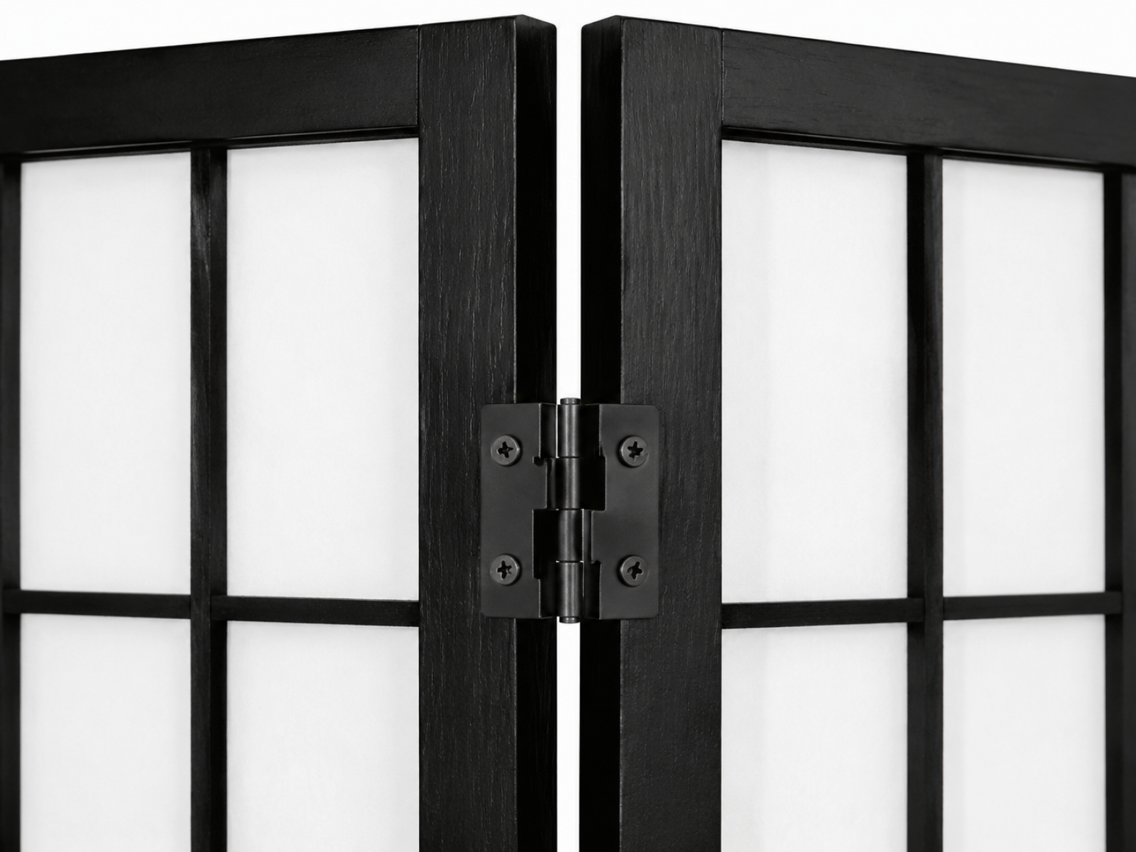 8-Panel Room Divider E P1 - Black