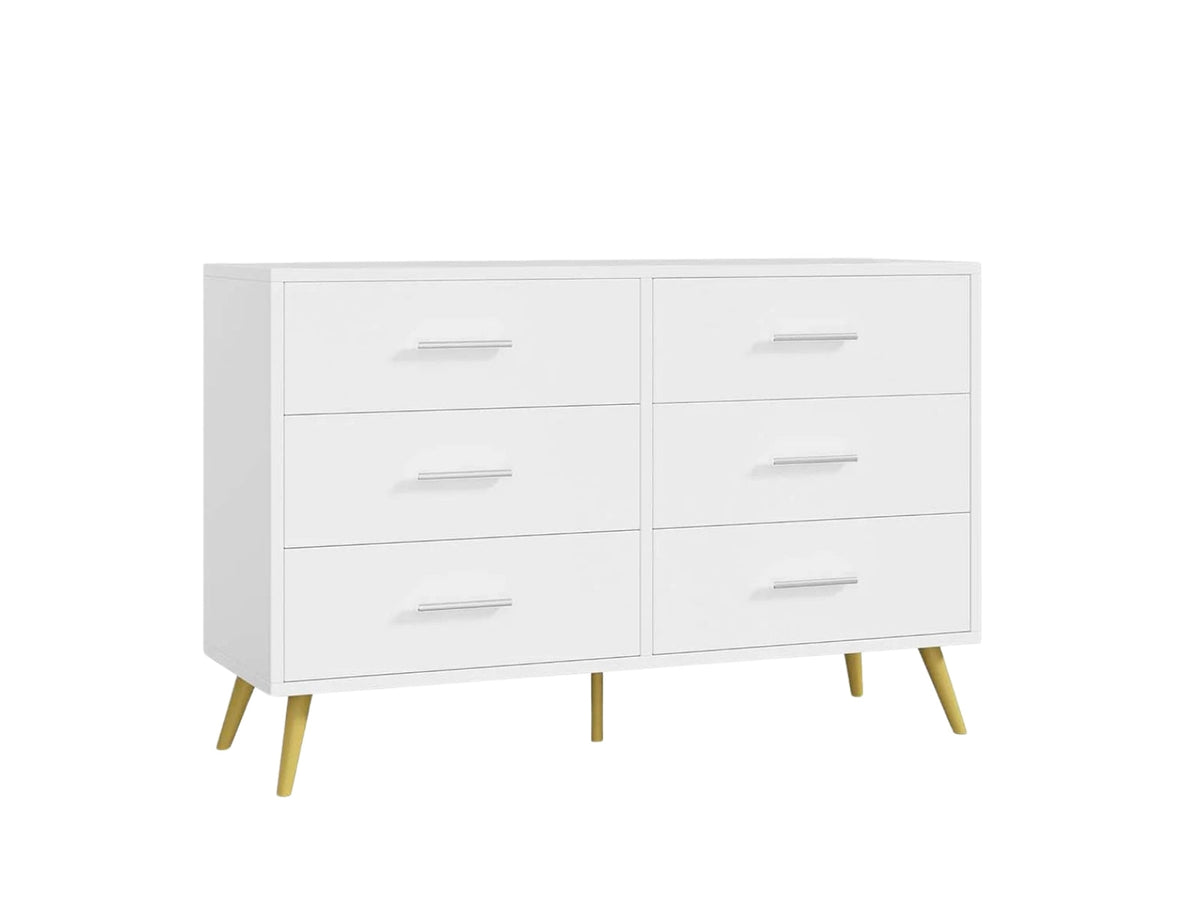 6-Drawer Cabinet - White