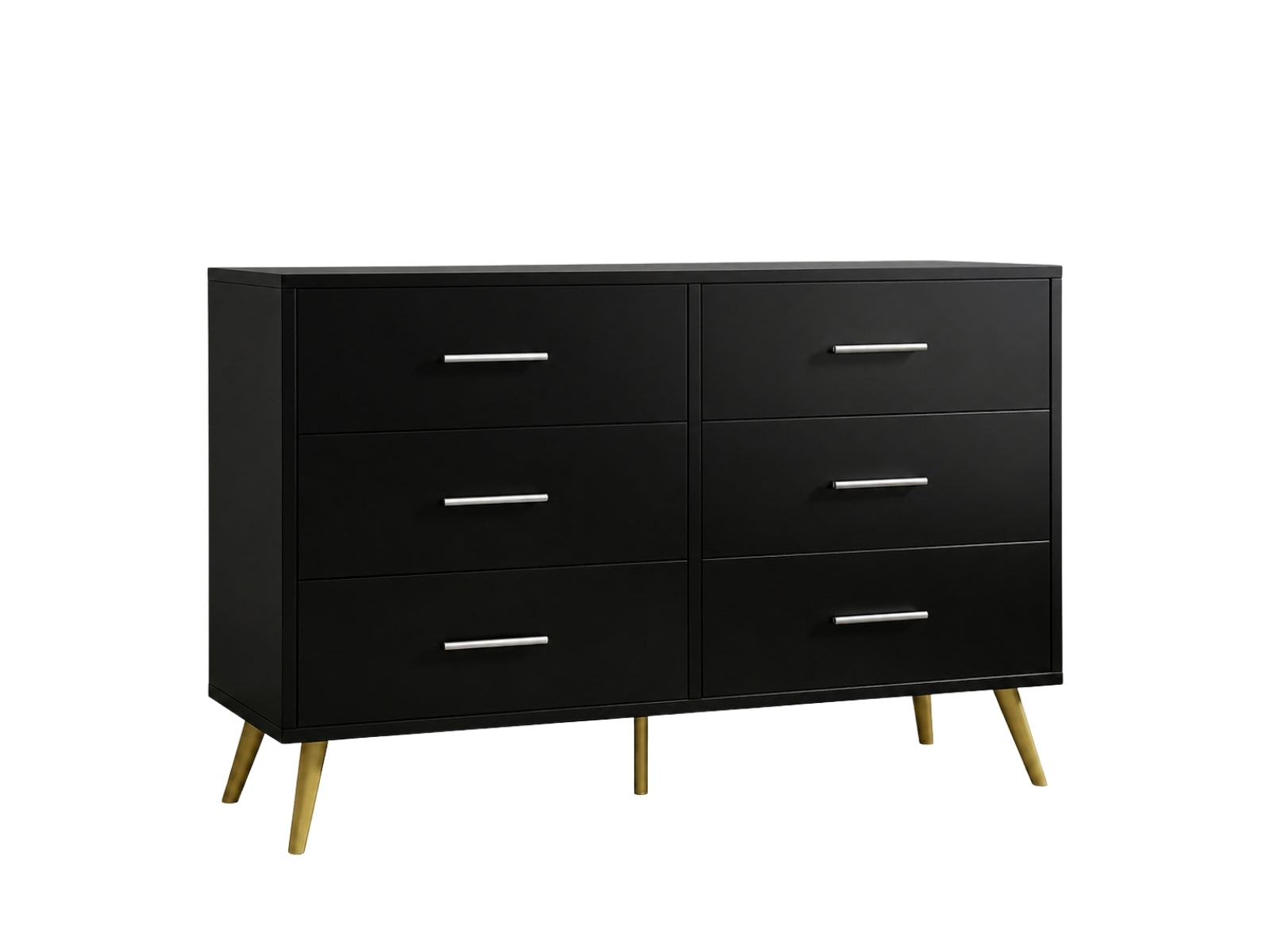 6-Drawer Cabinet - Black
