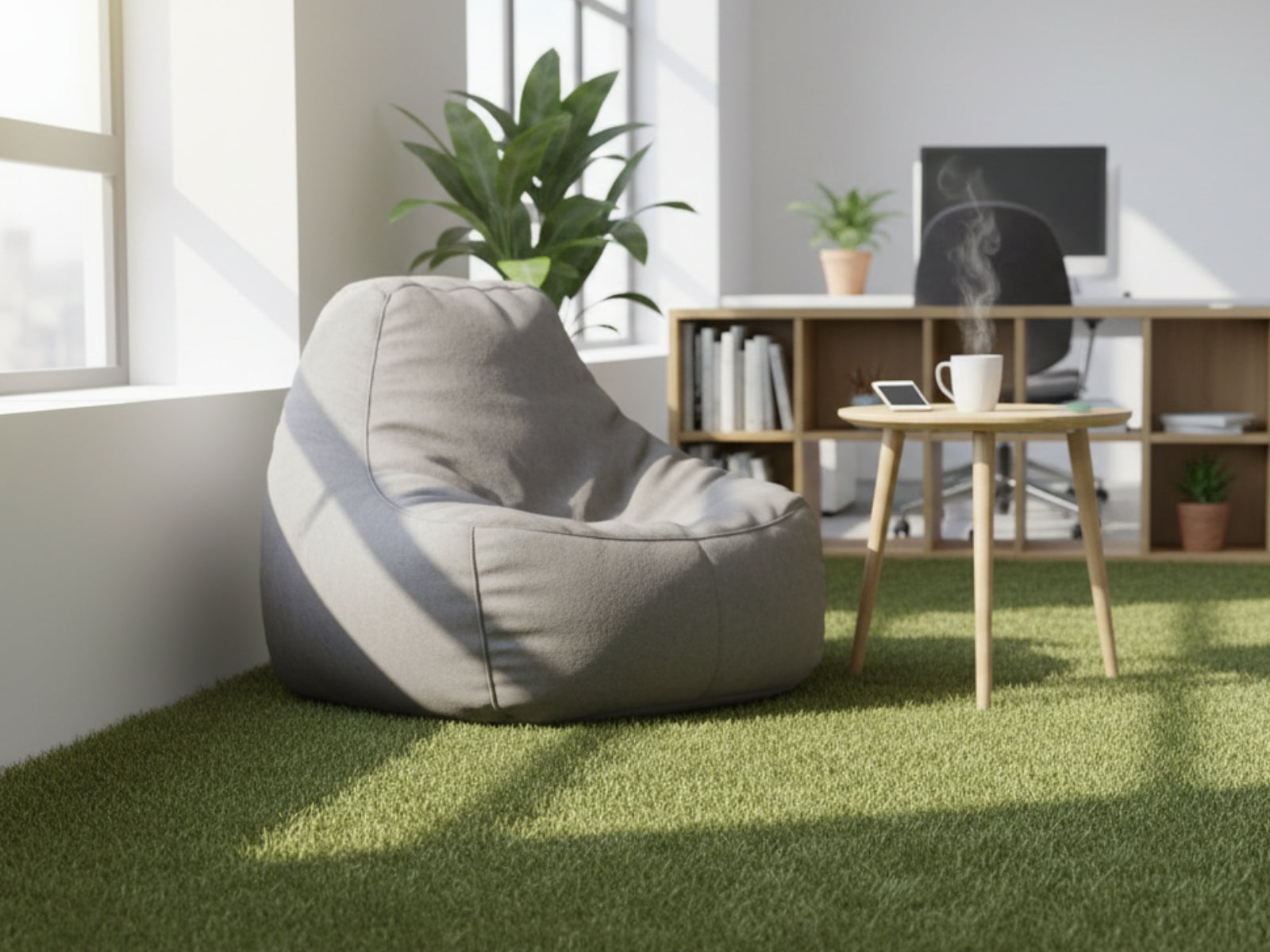 4-Colored 20 mm Artificial Grass - 1x10 m Roll