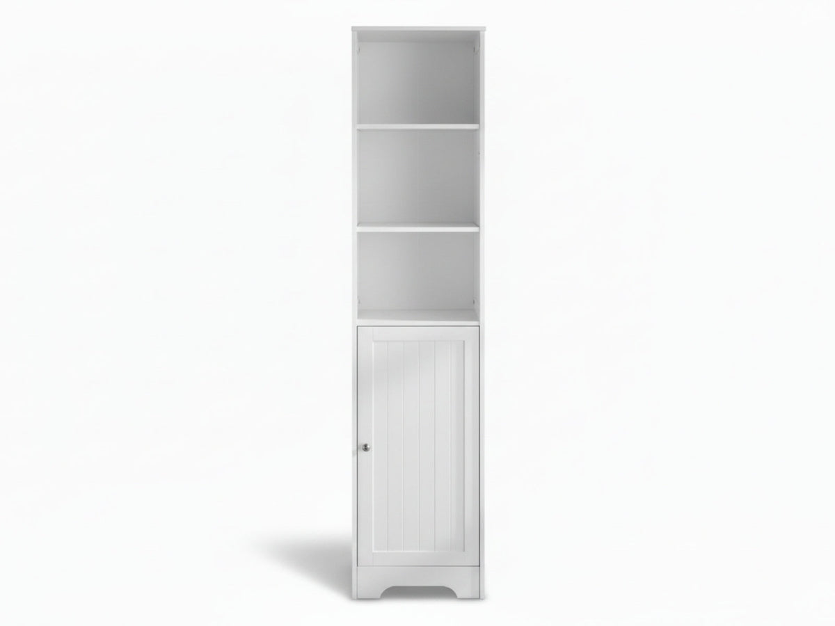 Bathroom Tower Cabinet - White