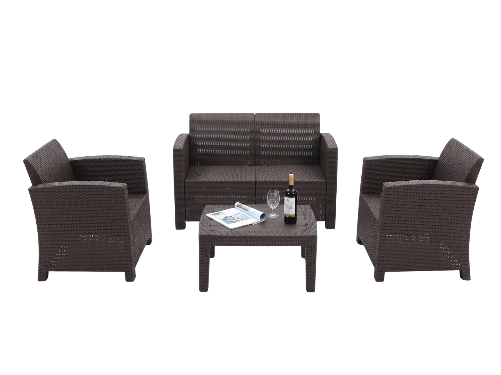 Divano 4-Piece Outdoor Lounge Set