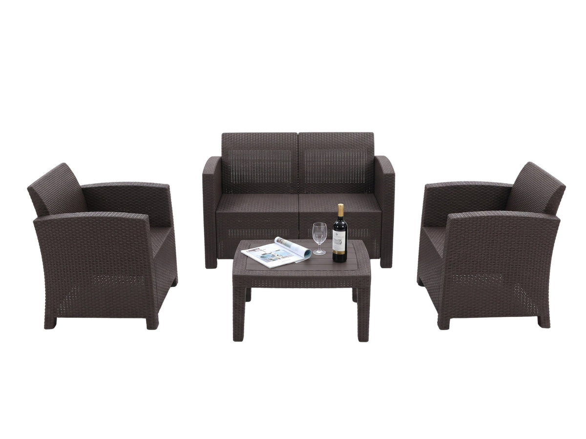 Divano 4-Piece Outdoor Lounge Set