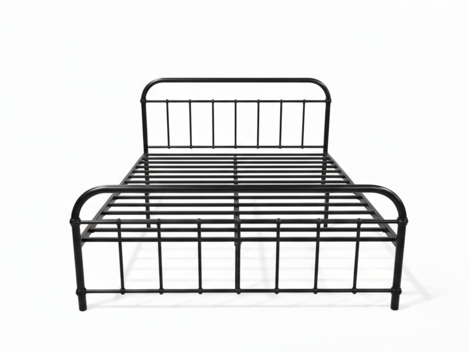 Darcy Metal Bed Frame Black & L30 Mattress - Queen