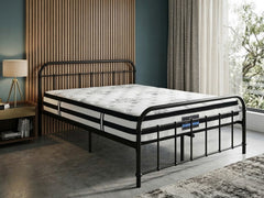 Darcy Metal Bed Frame Black & K34 Mattress - Queen